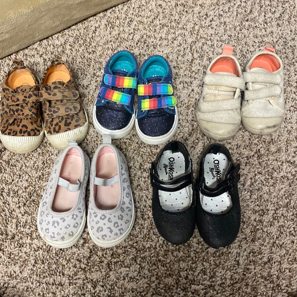Size 5 girl shoe bundle